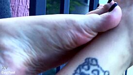 She Asks If Her Pleaser Shoes Are Suitable For Jerking Off While Sucking And Gagging In POV.