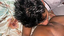 Passionate fuck with stepsister on sofa