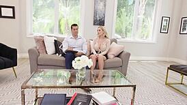 busty milf savannah bond bends over for doggystyle slamming!