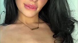 horny british slut enjoys solo masturbation pov