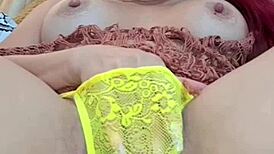 Latina Beauty Fingers Pussy to Viral Squirt Orgasm