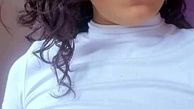 Hot Brazilian Brunette With Natural Breasts Asking You To Cum For Her.