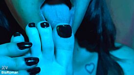 My CUTE FOOT is at YOUR DISPOSAL for licking, tickling, and sucking toes