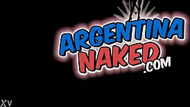 Incredible ass Latina teen performs ass to mouth and gets cum in glasses