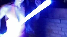 wonder star in pantyhose fashion show