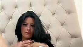 horny british slut enjoys solo masturbation pov