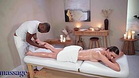massage turns to interracial sex with stacy cruz