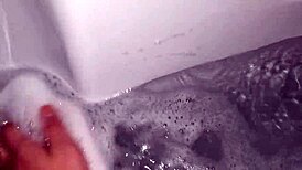 Teasing Feet Flashing in Homemade Hot Tub Spanking Video