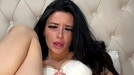 horny british slut enjoys solo masturbation pov