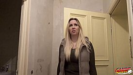 German Scout - Perfect Round Ass German Girl Marie Cherie Pick Up For First Casting Fuck In Berlin