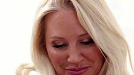 Mature Masseuse Rubs Tits On Client