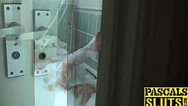 Busty Babe Kaz Pounded Doggy Style