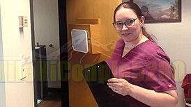 i went to the doctors for a checkup and ended up fuckin the big-tittied nurse milehicouple5280