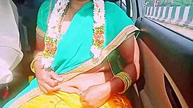 Desi housewife tries car sex with unknown guy, dirty talks