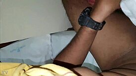 This blonde latina is sucking my cock without any control, licking and blowing intensely