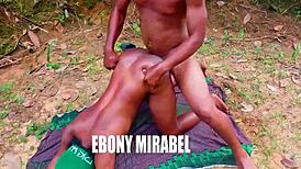 African Pornstar Fucked By The Road Side! Fairytale Becomes Reality!