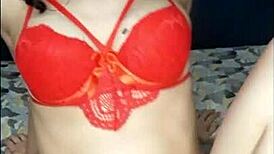 Teen Angel masturbates hidden until creampie in her big ass