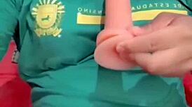 Young trans teases her tight ass after school