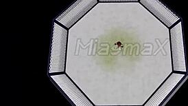 Man Confined in Cage Experiences Farting Incident Part One