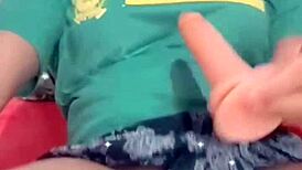 Young trans teases her tight ass after school