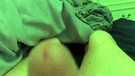 masturbating naked while watching porn at home