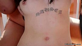 i watched the man and milf dominate her stepdaughter in bondage