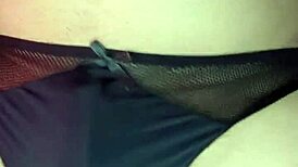 Mexican Model Dances in Satin Lingerie