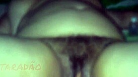 Ebony lepotica daje oral masažu do analnog seksa sa velikim sisama