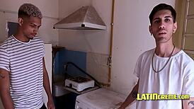 Paying for laundry machine with my cock at Latincreme