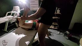 This Stranger Girl In A Hot Costume Came For A Massage, But She Ended Up Getting Fucked And Having Some Orgasms