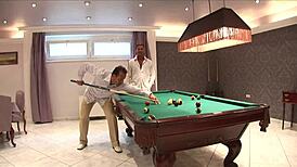 Mandy Bright Brunette Milf Bent Over For Two Cocks