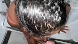 Cum jets on Issaura's face