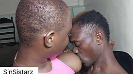 a stranger got me wet at stepdad's dining with hot ebony action