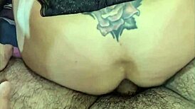 Blonde Mature Feels Ecstasy from Assfucking on Couch