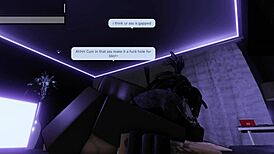 Roblox goth slut gets fucked by bbc bull and turned into a bbc whore