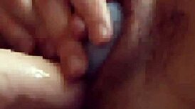 Japanese FTM Watches Erotic Videos While Using A Dildo