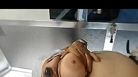 intriguing encounter between viejita and young latina