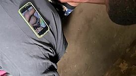 Did you see how much pleasure I got in this live outdoor sex?