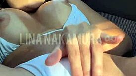 アジアンブロガーがガードに捕まって、公共駐車場で見知らぬ男と生ハメ