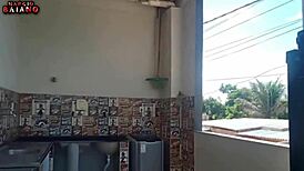 She wants attention. While I work out.