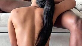 Amateur Couple Enjoys Deepthroat Session