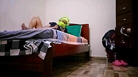 Amateur stepfamily shares intimate moments