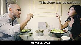 Roxanne Binky Beaz In Sorority Orgy!