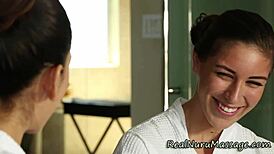 Asian Lesbian Masseur Uses Strapon For Intense Handjob And Masturbation!