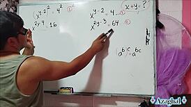 25 Sexual Erotic Math X Y In Bedroom With Asian Nerd