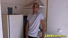 Paying for laundry machine with my cock at Latincreme