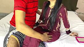 Intense fucking with beautiful Indian housewife on Karwa Chauth.