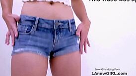 teen model seduced during her audition interview on the sofa