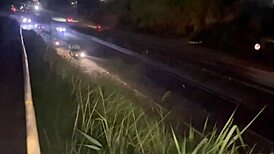 Wife with cuckold finds huge cock for amateur sex in public