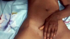 Sex in the mood on my bed!